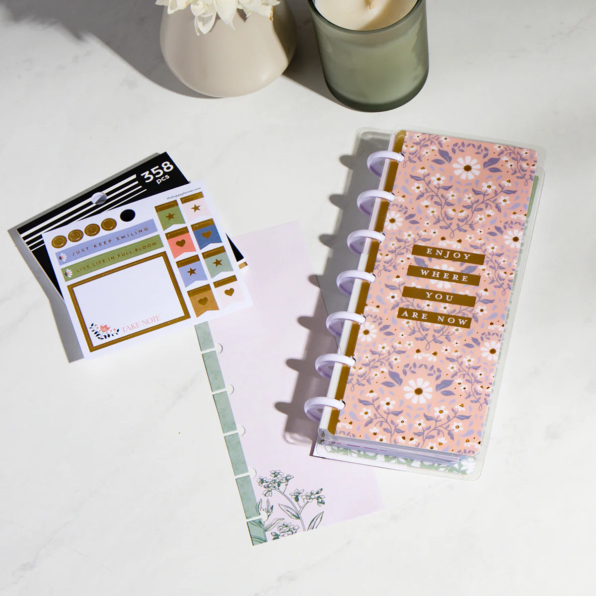Botanical Blooms - Skinny Mini Undated Planner Bundle