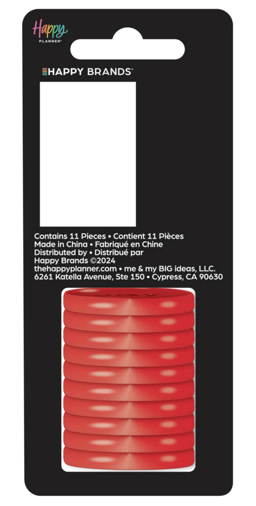 Red Joy Cutout - Medium Metal Disc Set 5 Red Joy Cutout - Medium Metal Disc Set