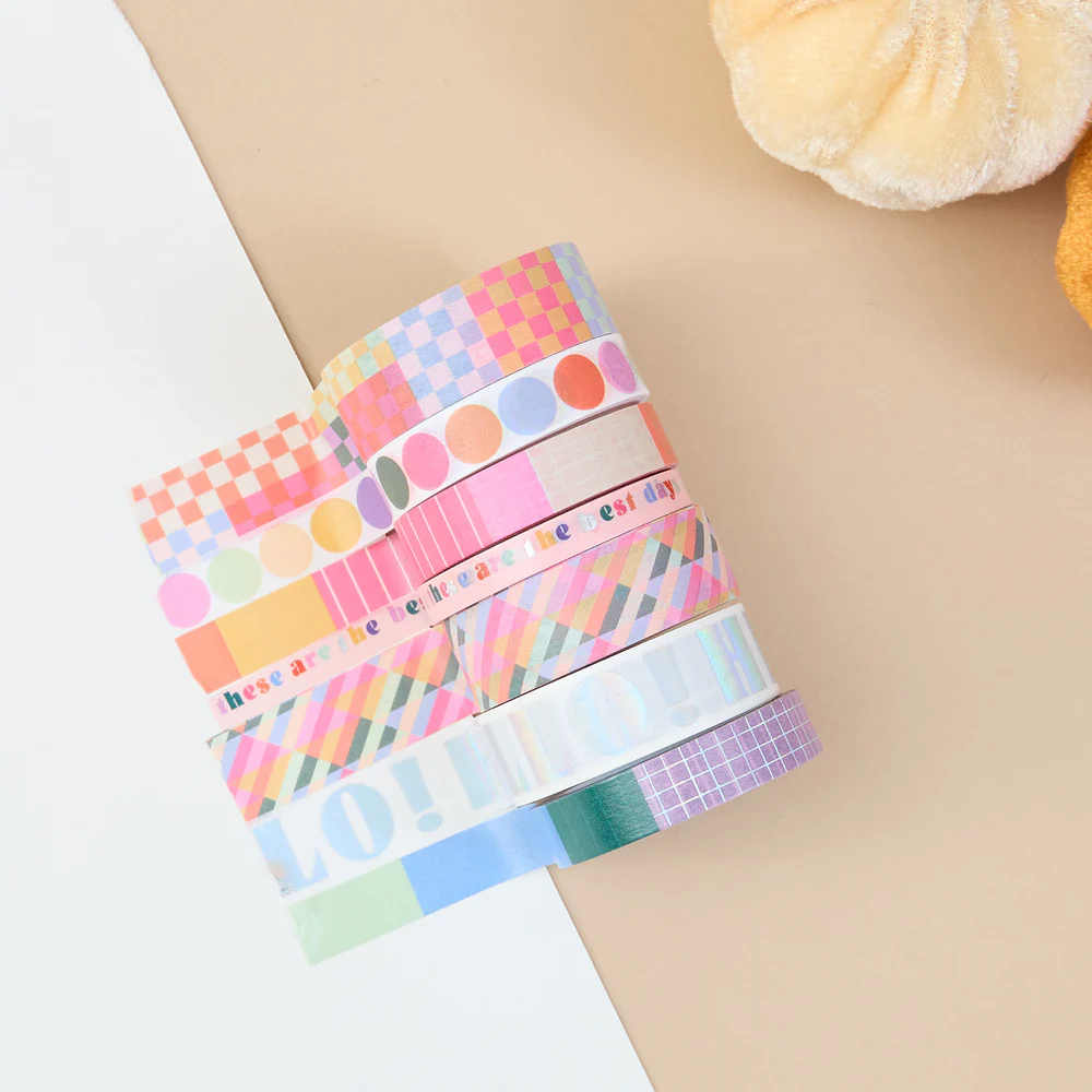 Building Blocks - Washi Tape - 7 Pack