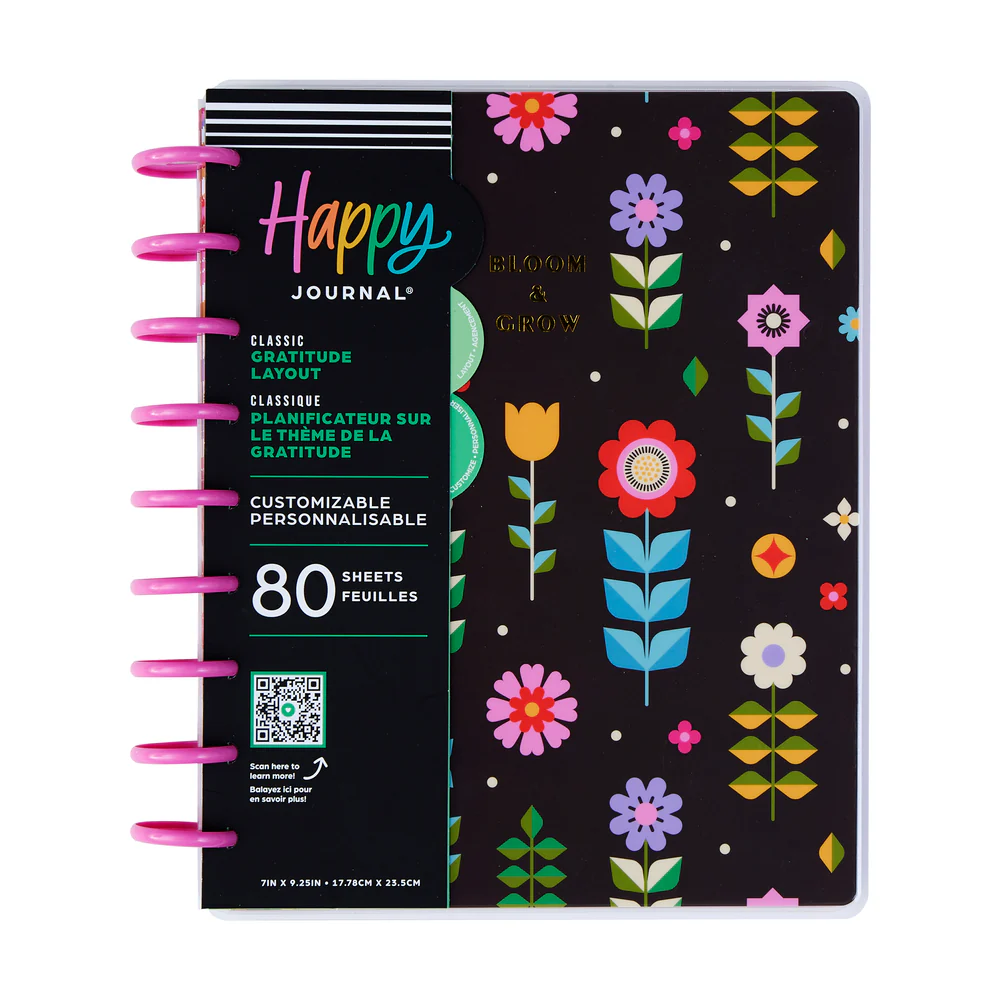 Mod Garden - Classic Guided Gratitude Journal - 80 Sheets - The Happy ...