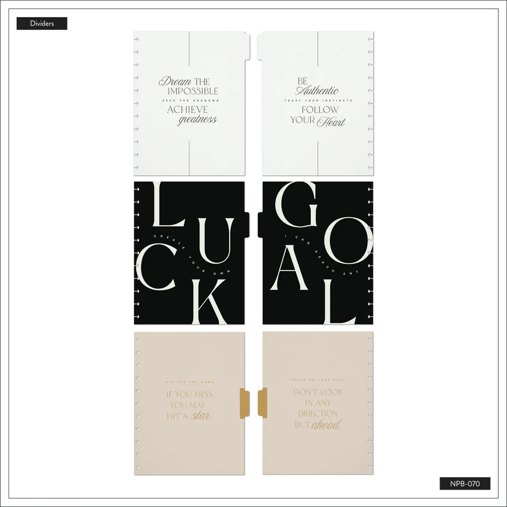 Neutral Chic - Dotted Lined Big Notebook - 60 Sheets 6 Neutral Chic - Dotted Lined Big Notebook - 60 Sheets