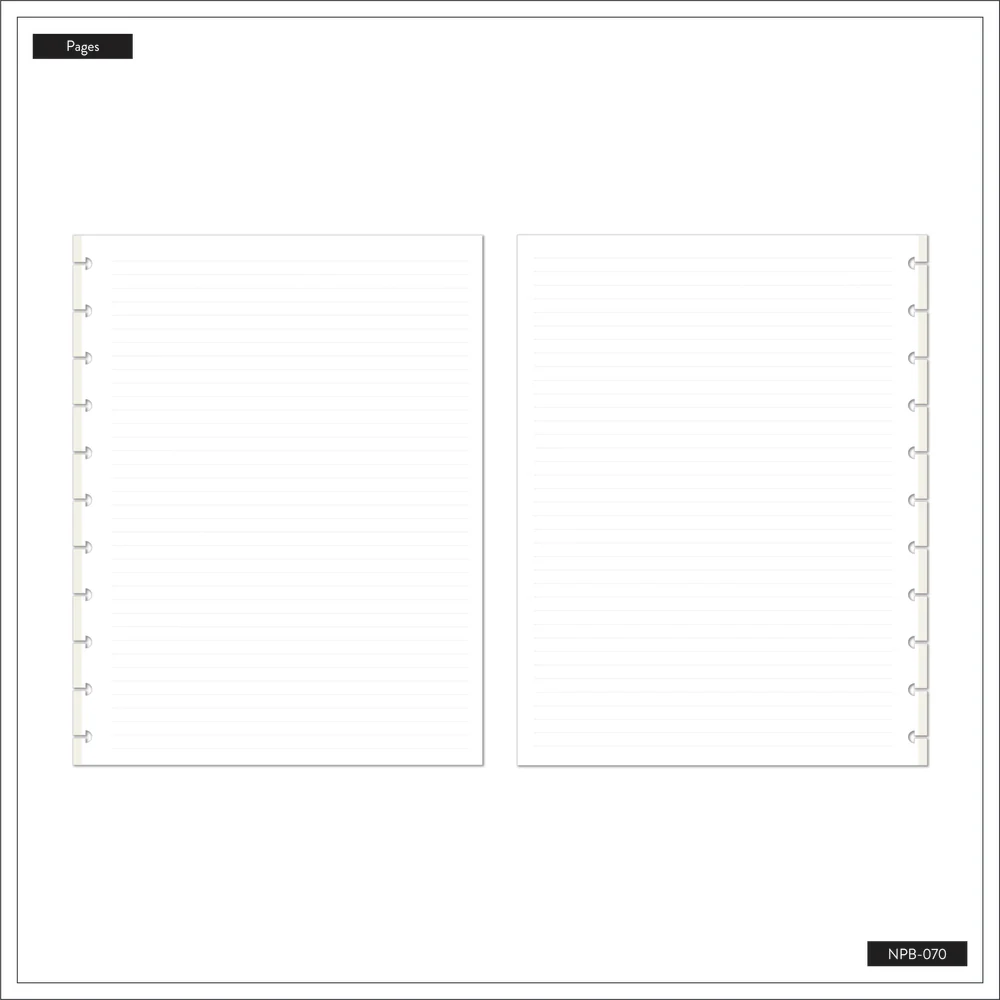 Neutral Chic - Dotted Lined Big Notebook - 60 Sheets 7 Neutral Chic - Dotted Lined Big Notebook - 60 Sheets