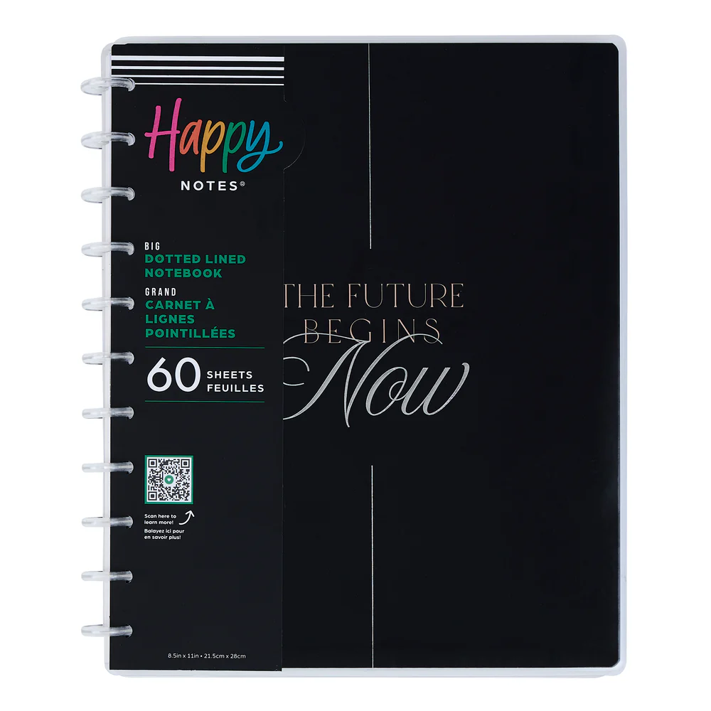 Neutral Chic - Dotted Lined Big Notebook - 60 Sheets 8 Neutral Chic - Dotted Lined Big Notebook - 60 Sheets