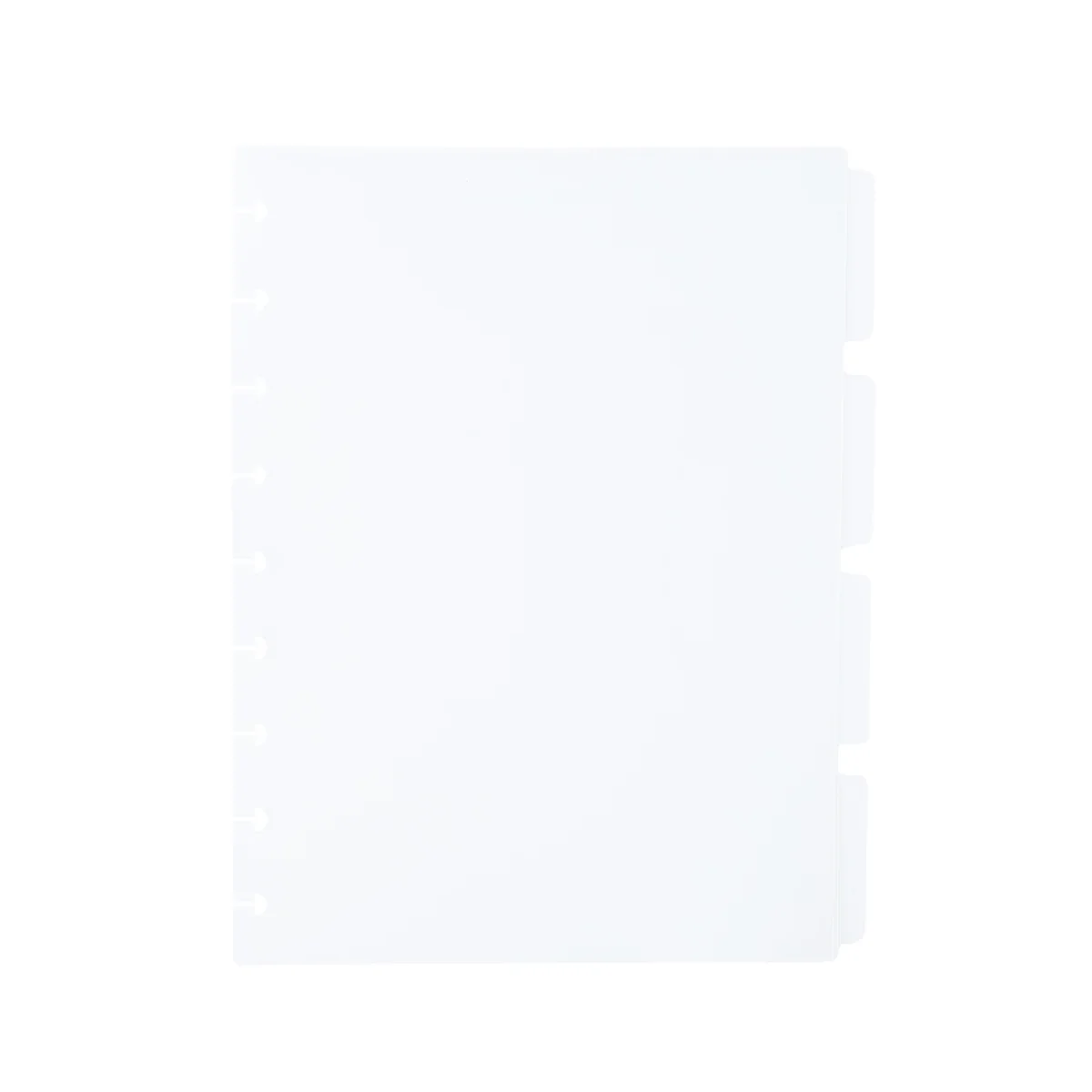 Transparent - Classic Plastic Dividers - 6 Pack