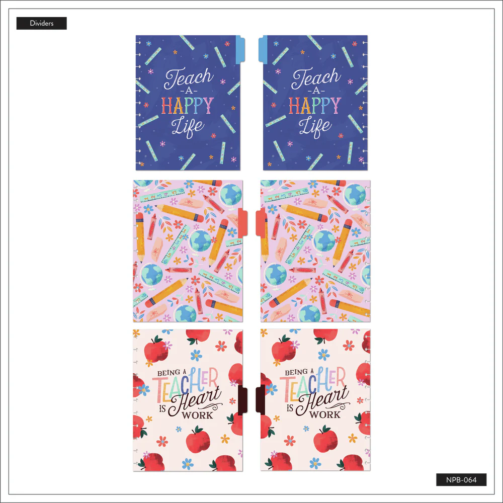 Classroom Brights Teacher - Dotted Lined Big Notebook - 60 Sheets 7 Classroom Brights Teacher - Dotted Lined Big Notebook - 60 Sheets