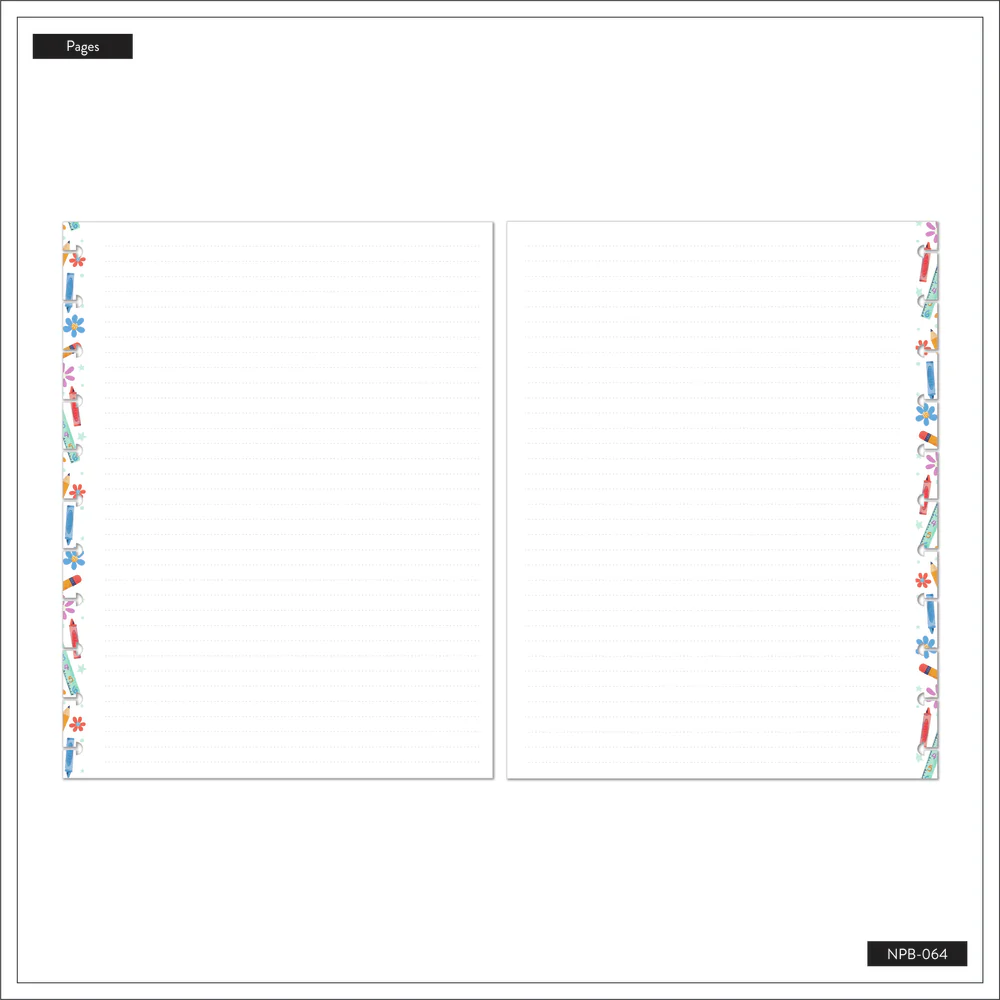 Classroom Brights Teacher - Dotted Lined Big Notebook - 60 Sheets 8 Classroom Brights Teacher - Dotted Lined Big Notebook - 60 Sheets