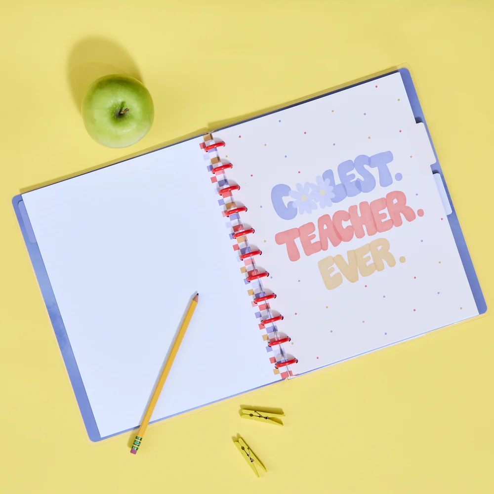 Coolest Teacher Ever - Dotted Lined Big Notebook - 60 Sheets 4 Coolest Teacher Ever - Dotted Lined Big Notebook - 60 Sheets