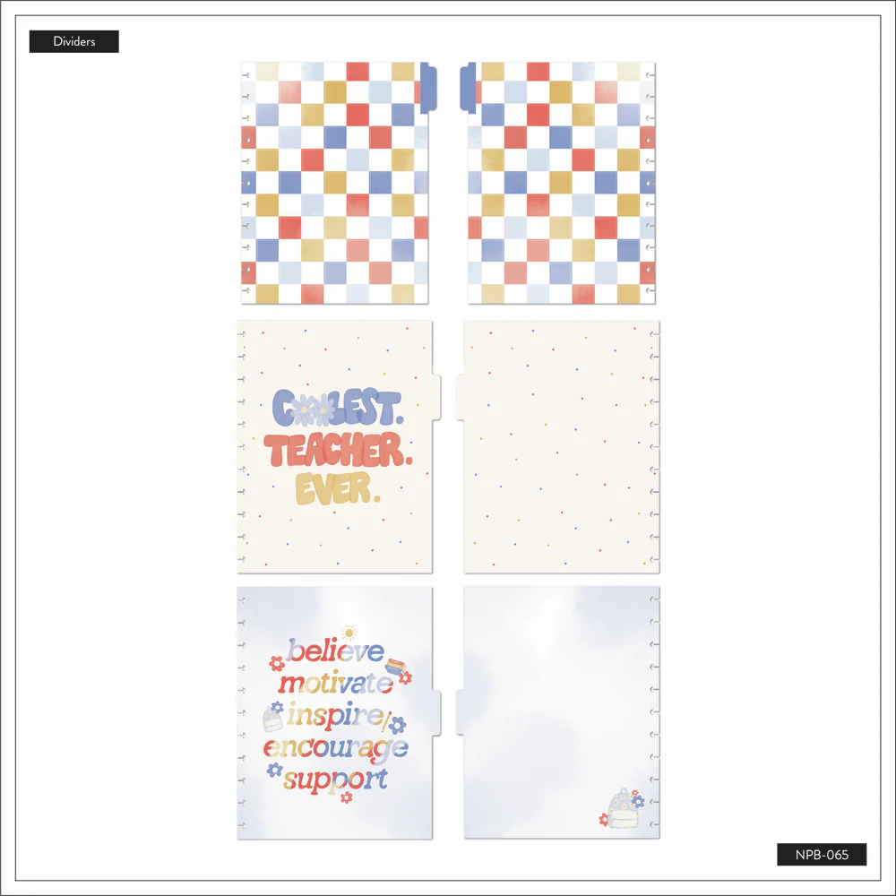 Coolest Teacher Ever - Dotted Lined Big Notebook - 60 Sheets 8 Coolest Teacher Ever - Dotted Lined Big Notebook - 60 Sheets