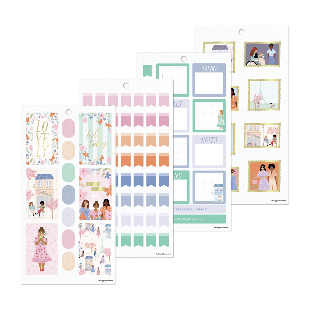 Happy In Paris - Value Pack Stickers 10 Happy In Paris - Value Pack Stickers