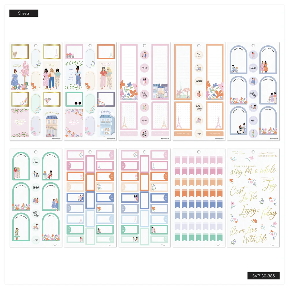 Happy In Paris - Value Pack Stickers 7 Happy In Paris - Value Pack Stickers