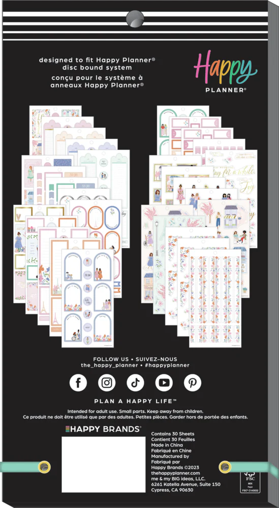 Happy In Paris - Value Pack Stickers 9 Happy In Paris - Value Pack Stickers