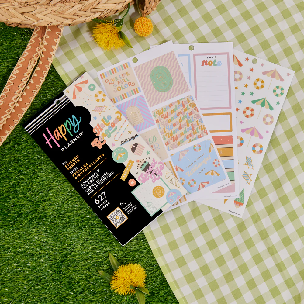 Boardwalk Ice Cream - Value Pack Stickers - Big