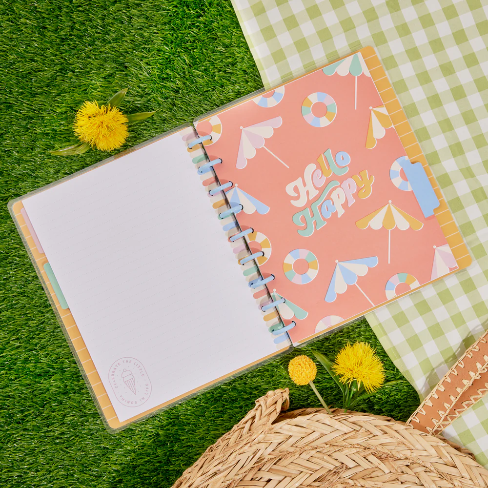 Boardwalk Ice Cream - Dotted Lined Classic Notebook - 60 Sheets