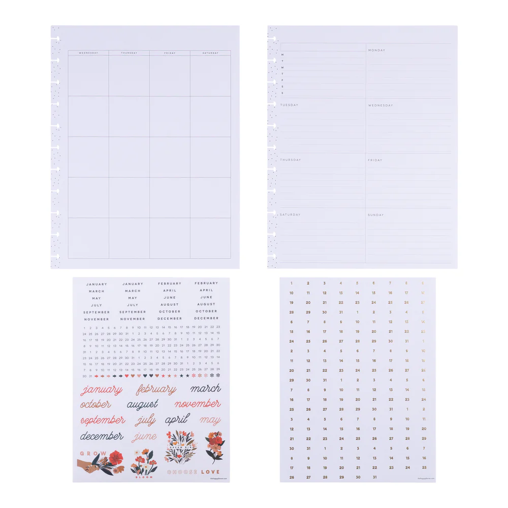 Happy Planner x Breathe Live Explore - Big Dashboard Extension Pack - 6 Months 6 Happy Planner x Breathe Live Explore - Big Dashboard Extension Pack - 6 Months