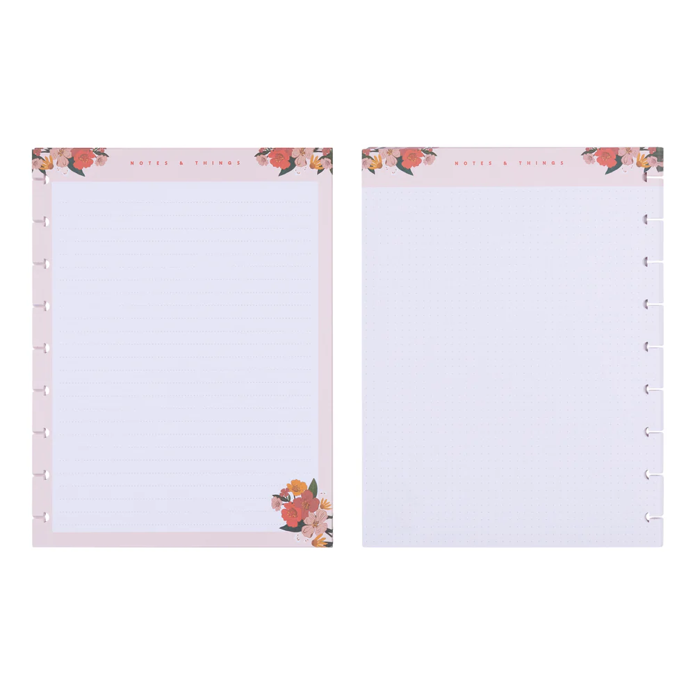 Happy Planner x Breathe Live Explore - Dotted Lined + Dot Grid Classic Filler Paper - 40 Sheets