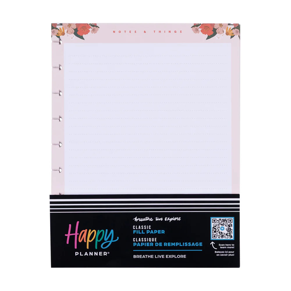 Happy Planner x Breathe Live Explore - Dotted Lined + Dot Grid Classic Filler Paper - 40 Sheets 4 Happy Planner x Breathe Live Explore - Dotted Lined + Dot Grid Classic Filler Paper - 40 Sheets