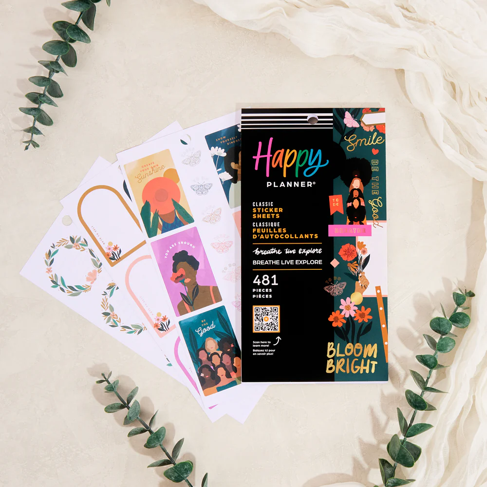 Happy Planner x Breathe Live Explore - Value Pack Stickers