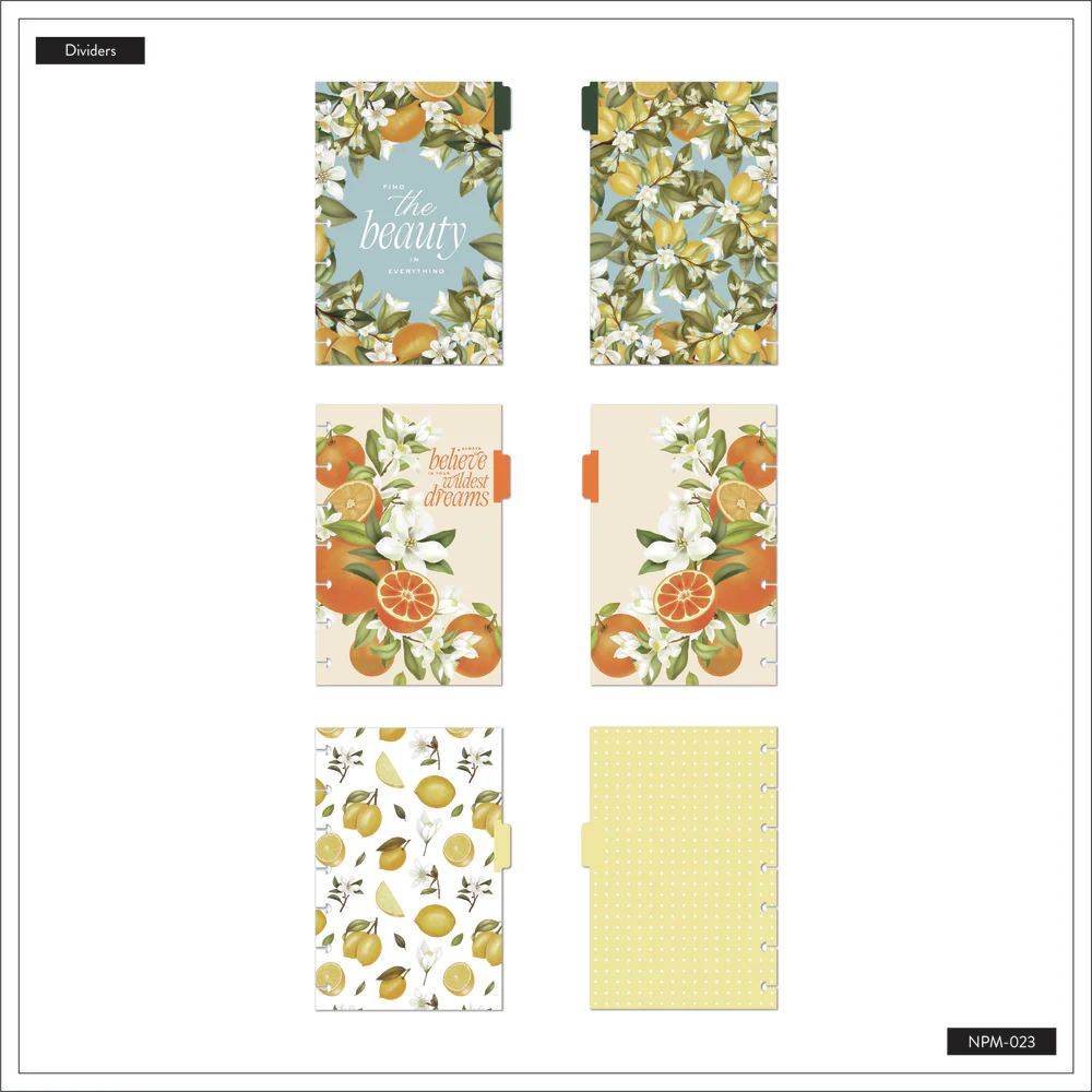 Fruit & Flora - Dotted Lined Mini Notebook - 60 Sheets 6 Fruit & Flora - Dotted Lined Mini Notebook - 60 Sheets