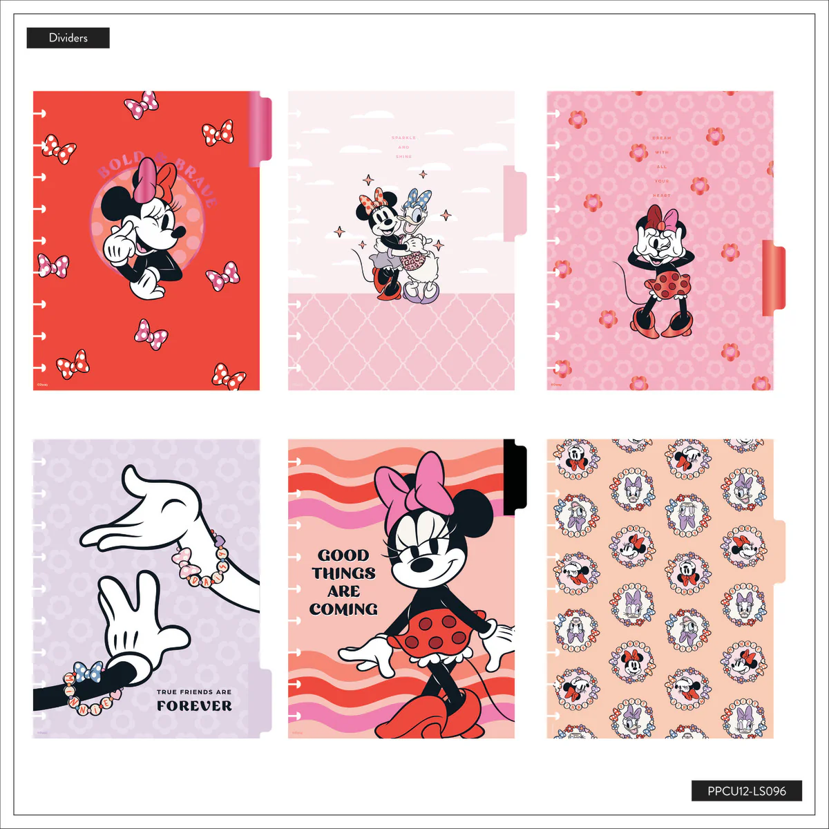 Undated SPECIALTY Disney Minnie Mouse Bow Happy Customizable Planner - Classic Vertical Layout - 12 Months 23 Undated SPECIALTY Disney Minnie Mouse Bow Happy Customizable Planner - Classic Vertical Layout - 12 Months