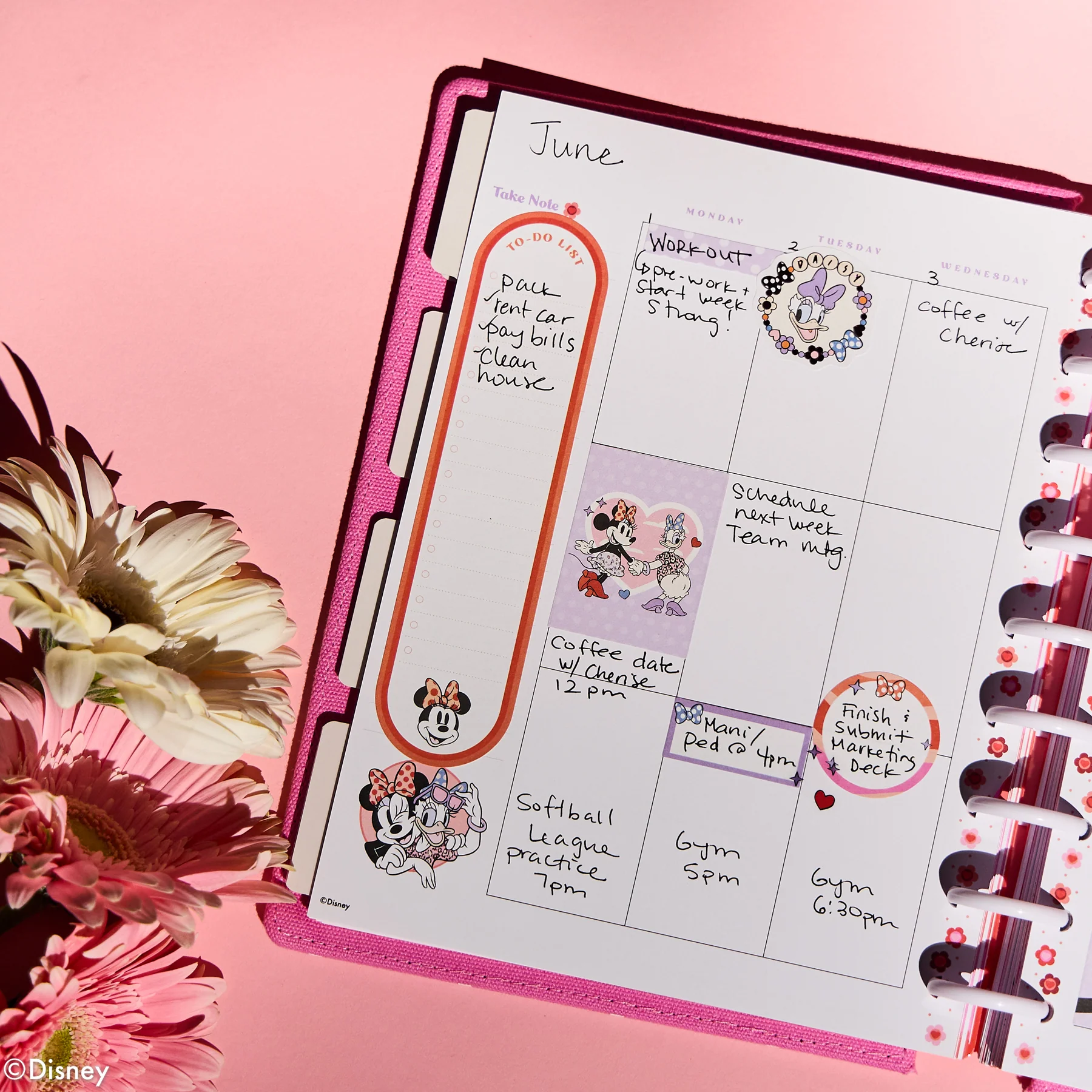 Undated SPECIALTY Disney Minnie Mouse Bow Happy Customizable Planner - Classic Vertical Layout - 12 Months 8 Undated SPECIALTY Disney Minnie Mouse Bow Happy Customizable Planner - Classic Vertical Layout - 12 Months