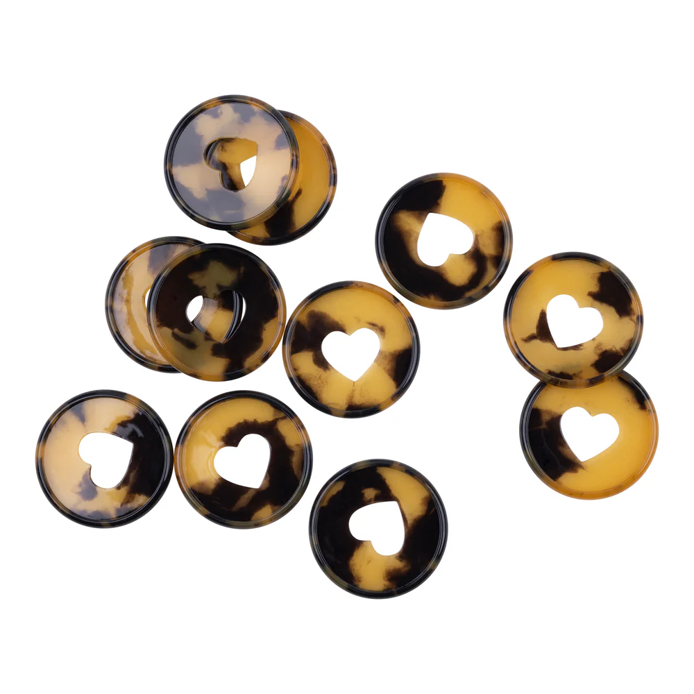 Glossy Tortoise - Expander Plastic Disc Set 5 Glossy Tortoise - Expander Plastic Disc Set