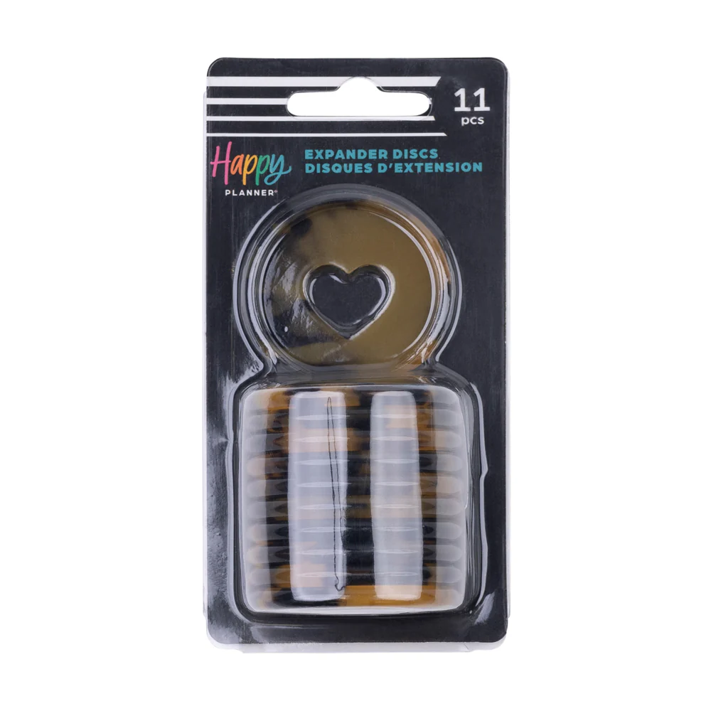 Glossy Tortoise - Expander Plastic Disc Set 6 Glossy Tortoise - Expander Plastic Disc Set