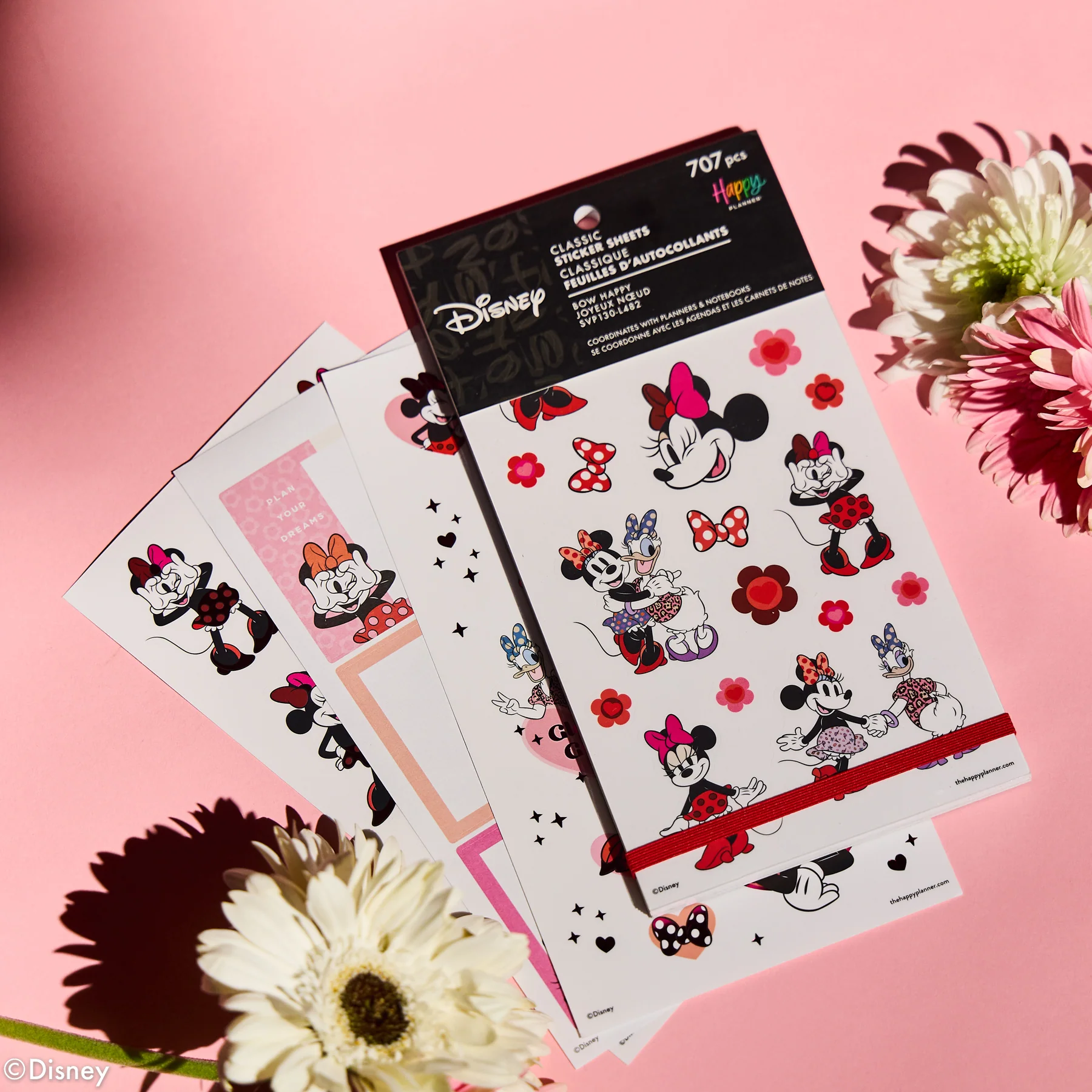 Disney Minnie Mouse Bow Happy - Value Pack Stickers 4 Disney Minnie Mouse Bow Happy - Value Pack Stickers