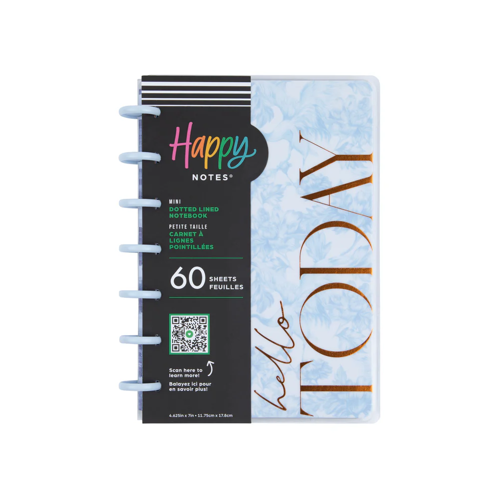 Shibori - Dotted Lined Mini Notebook - 60 Sheets 7 Shibori - Dotted Lined Mini Notebook - 60 Sheets