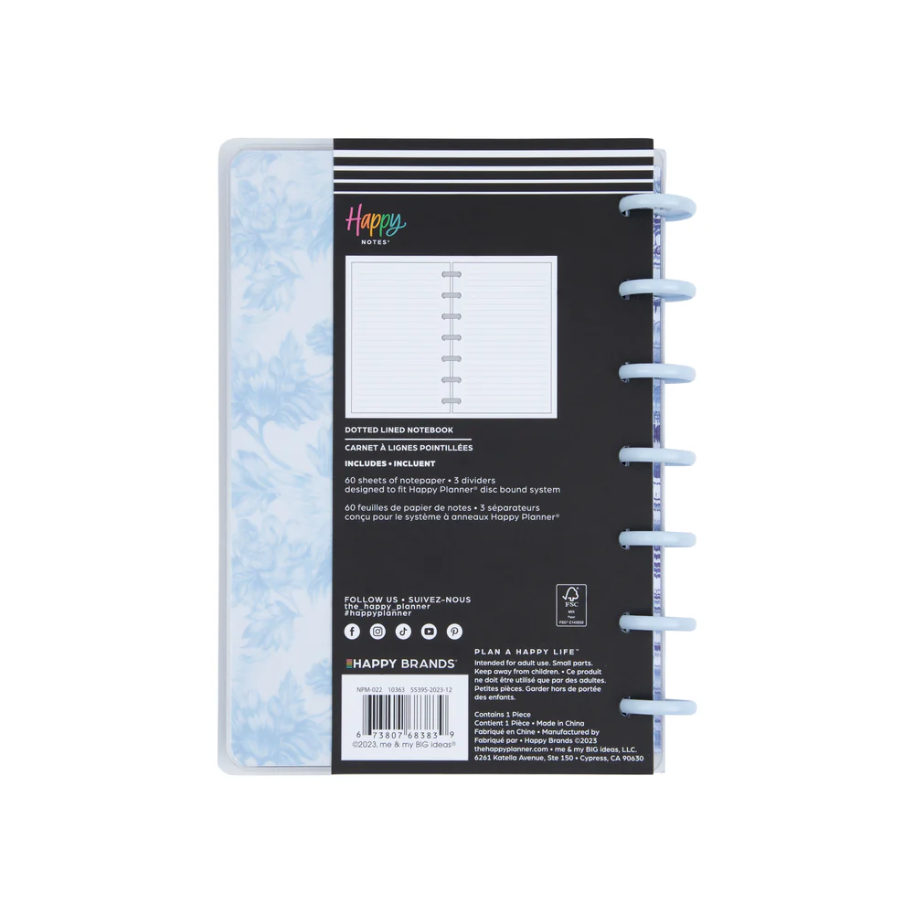 Shibori - Dotted Lined Mini Notebook - 60 Sheets 8 Shibori - Dotted Lined Mini Notebook - 60 Sheets