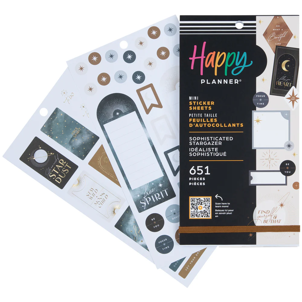 Sophisticated Stargazer - Value Pack Stickers - Mini 4 Sophisticated Stargazer - Value Pack Stickers - Mini