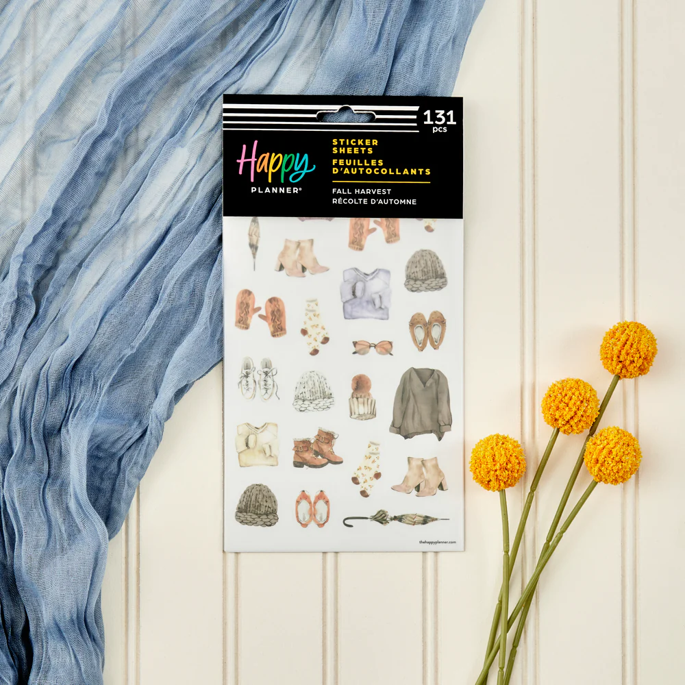 Fall Harvest - 5 Sticker Sheets - The Happy Planner