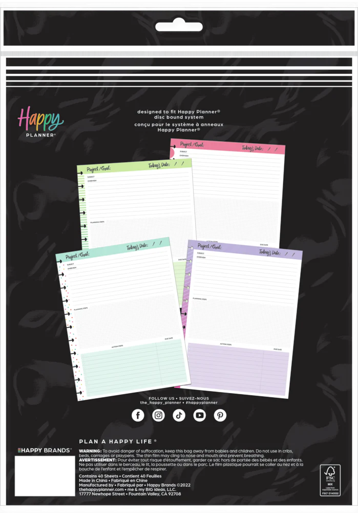Everyday Project - Dashboard Big Filler Paper - 40 Sheets 3 Everyday Project - Dashboard Big Filler Paper - 40 Sheets