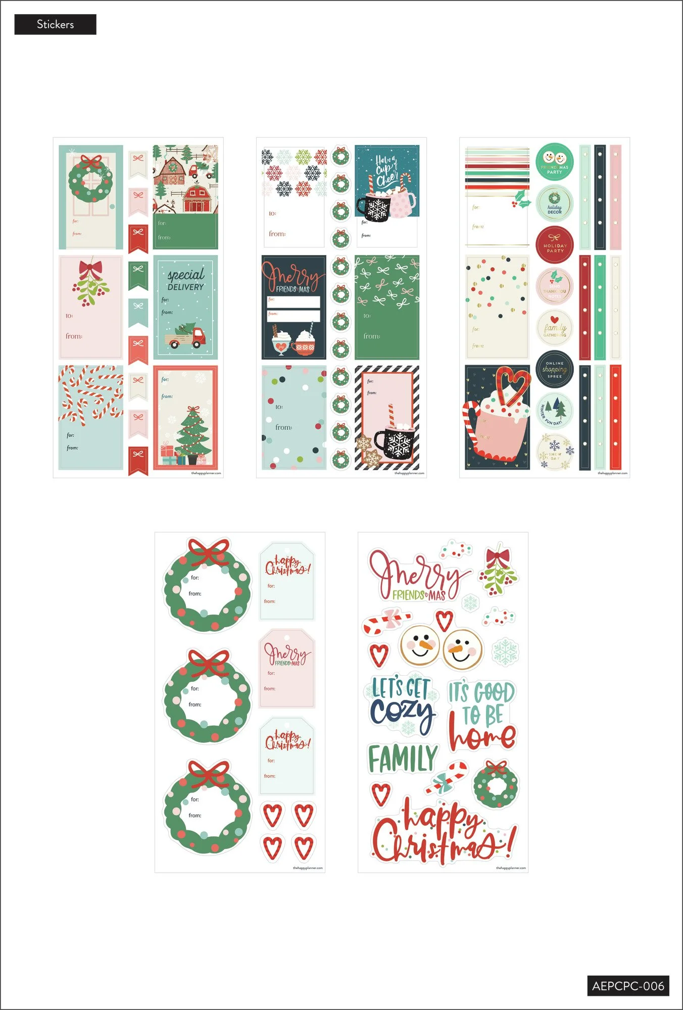 Winter Fun Classic Planner Companion 4 Winter Fun Classic Planner Companion