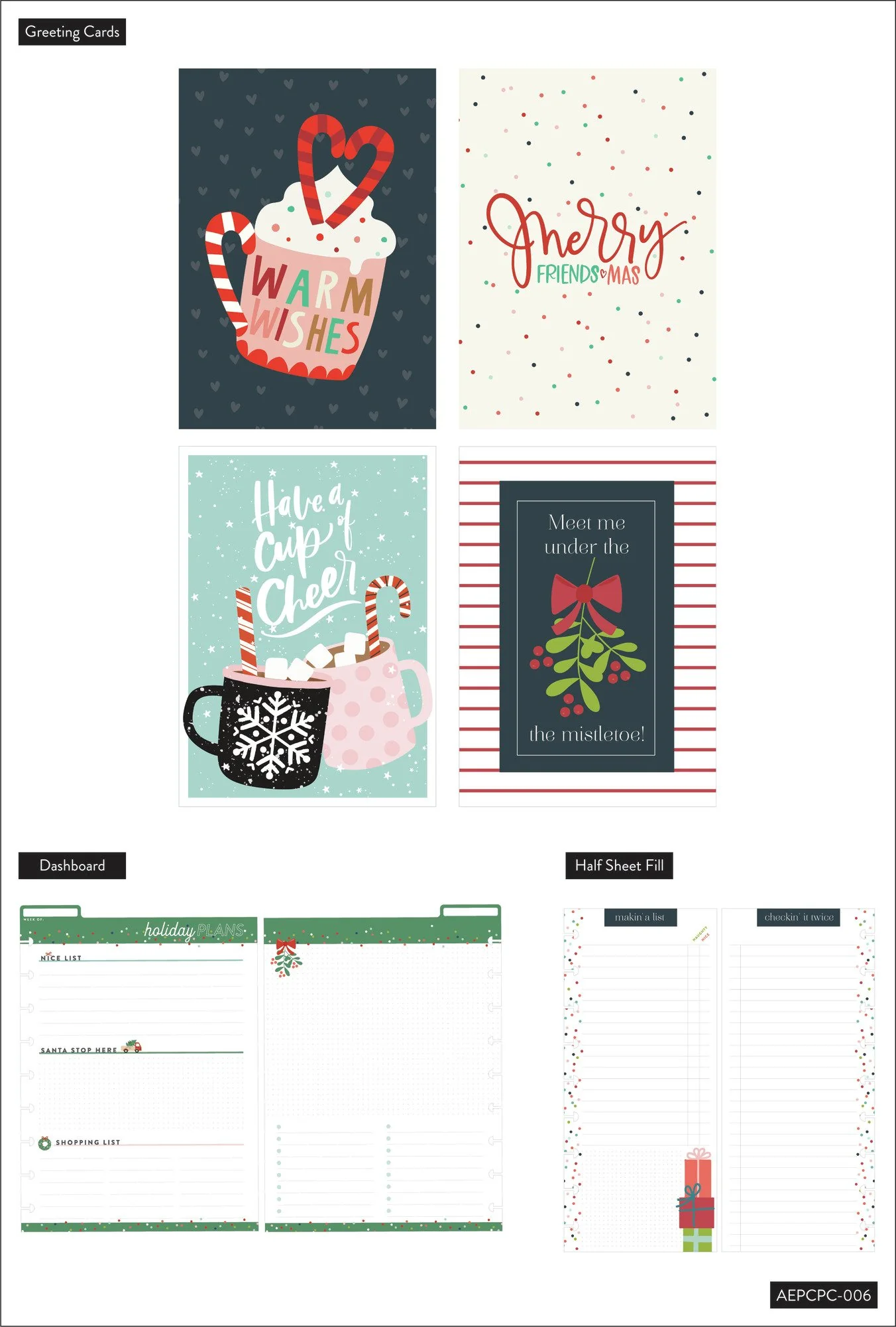 Winter Fun Classic Planner Companion 5 Winter Fun Classic Planner Companion
