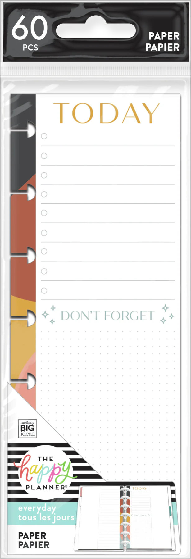 Today's Notes - Checklist Skinny Mini Filler Paper - 60 Sheets 2 Today's Notes - Checklist Skinny Mini Filler Paper - 60 Sheets