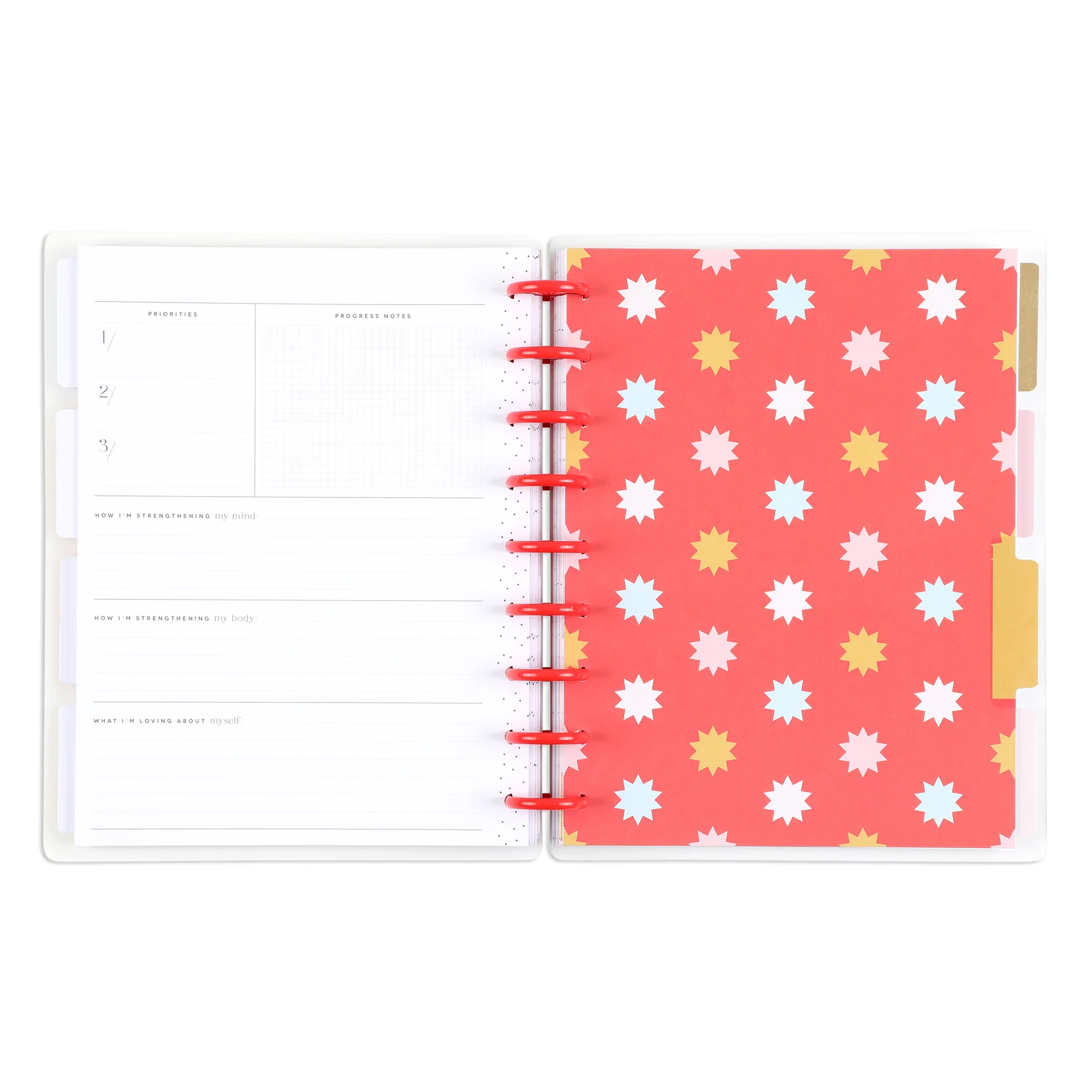 Undated Fitness All Stars Happy Planner - Classic Fitness Layout - 12 Months