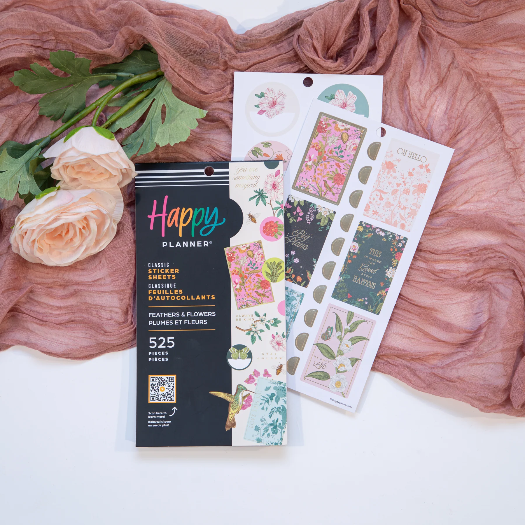 Feathers & Flowers - Value Pack Stickers