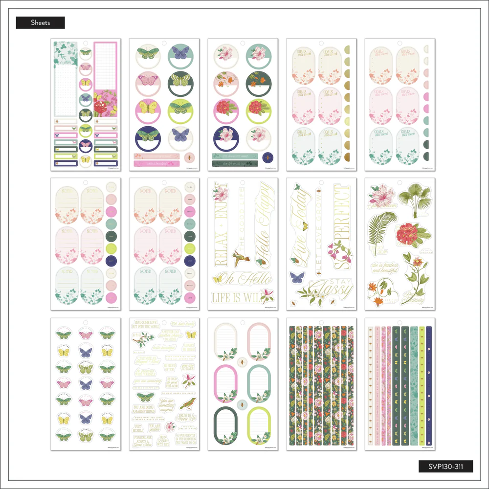 Feathers & Flowers - Value Pack Stickers 7 Feathers & Flowers - Value Pack Stickers
