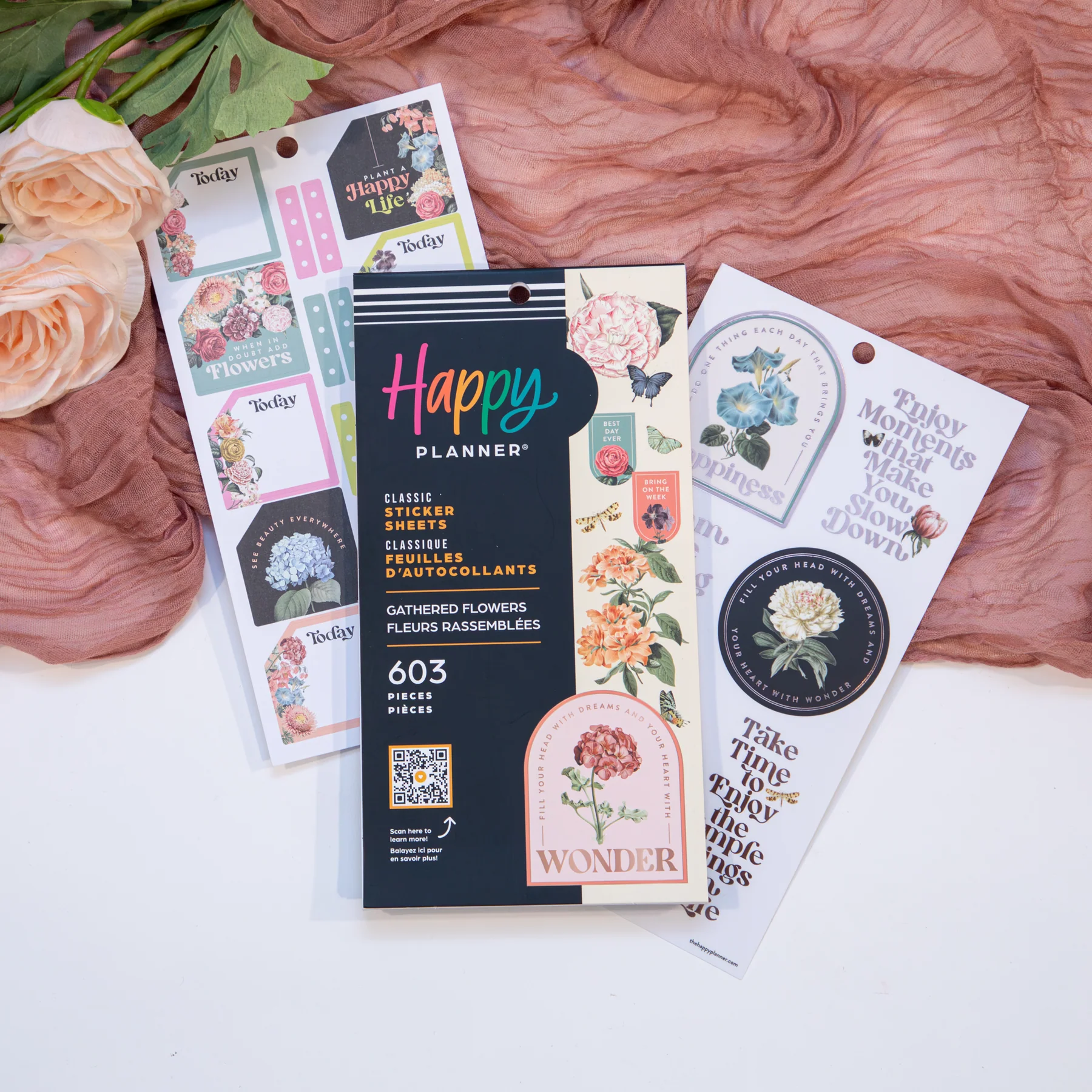 Gathered Flowers - Value Pack Stickers