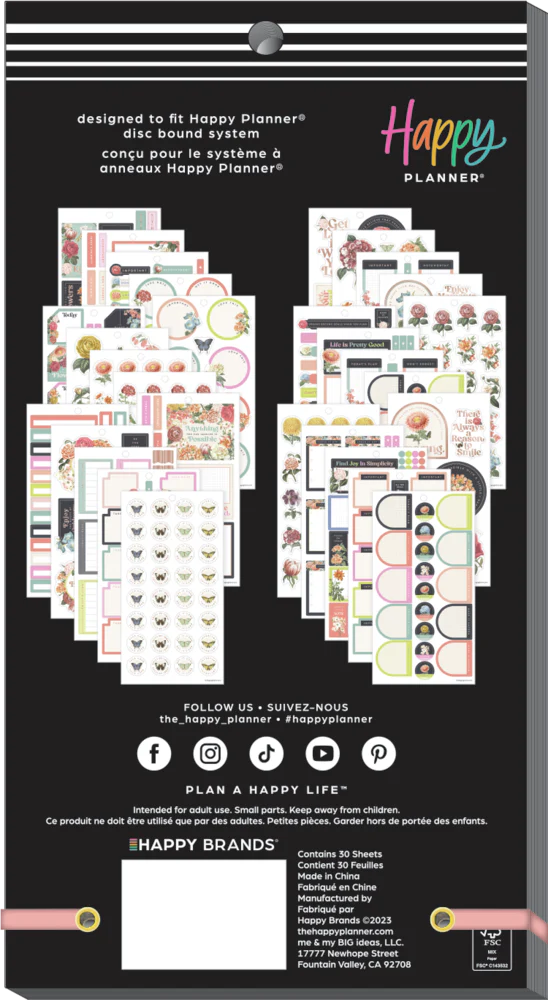 Gathered Flowers - Value Pack Stickers 8 Gathered Flowers - Value Pack Stickers