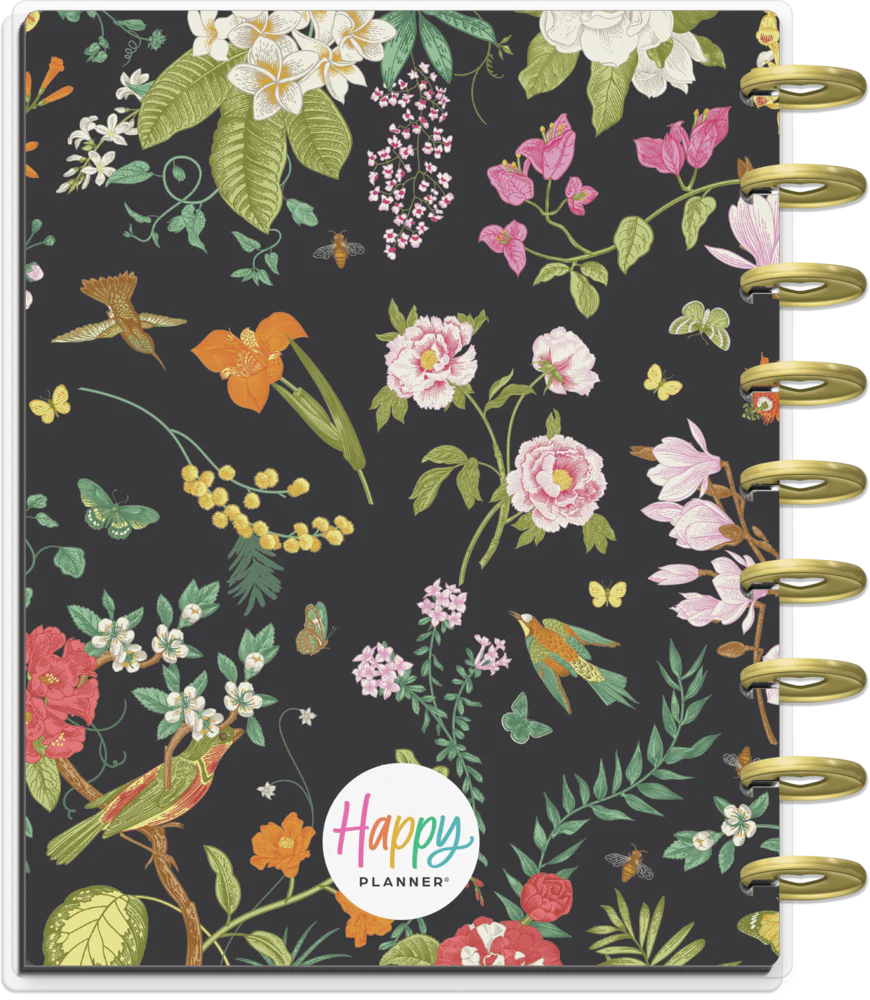 Undated Feathers & Flowers Happy Planner - Classic Vertical Layout - 12 Months 11 Undated Feathers & Flowers Happy Planner - Classic Vertical Layout - 12 Months