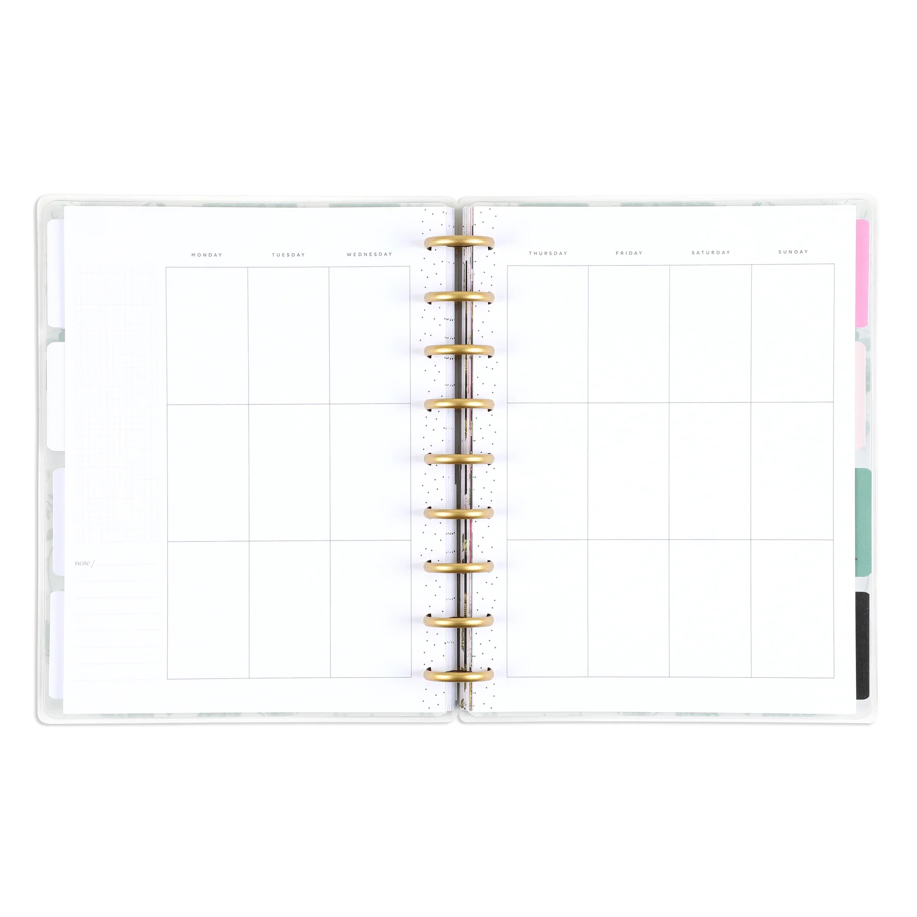Undated Feathers & Flowers Happy Planner - Classic Vertical Layout - 12 Months 6 Undated Feathers & Flowers Happy Planner - Classic Vertical Layout - 12 Months