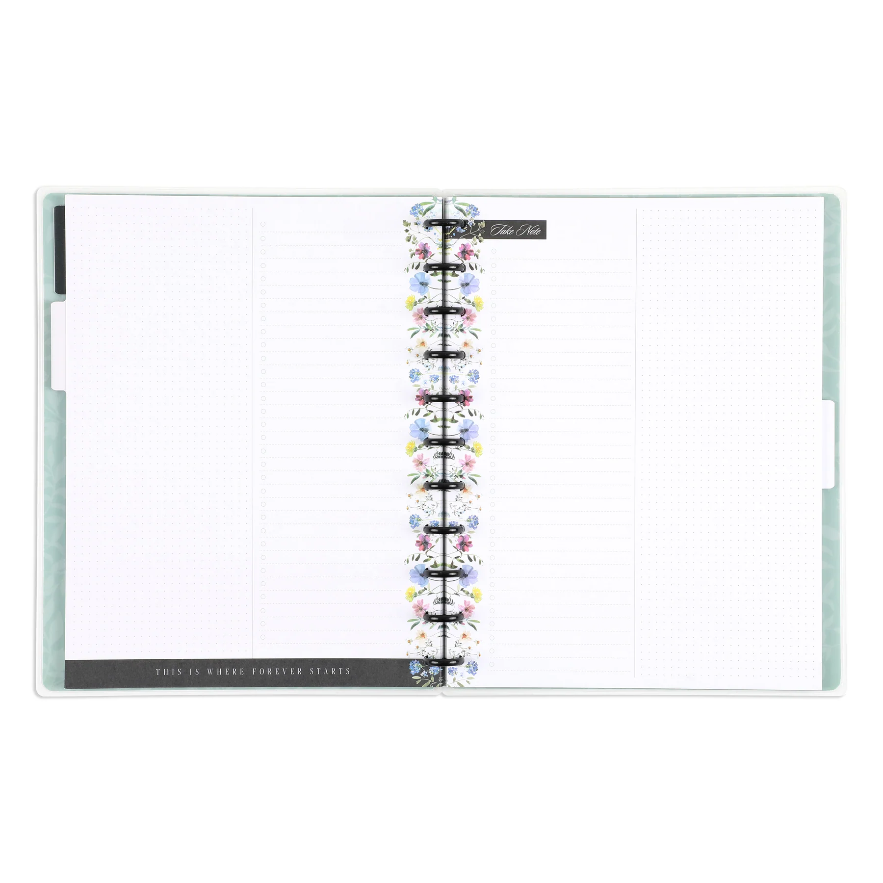 Blooming Romance Wedding - Dot Grid + Checklist Pages Notebook - 60 Sheets 5 Blooming Romance Wedding - Dot Grid + Checklist Pages Notebook - 60 Sheets