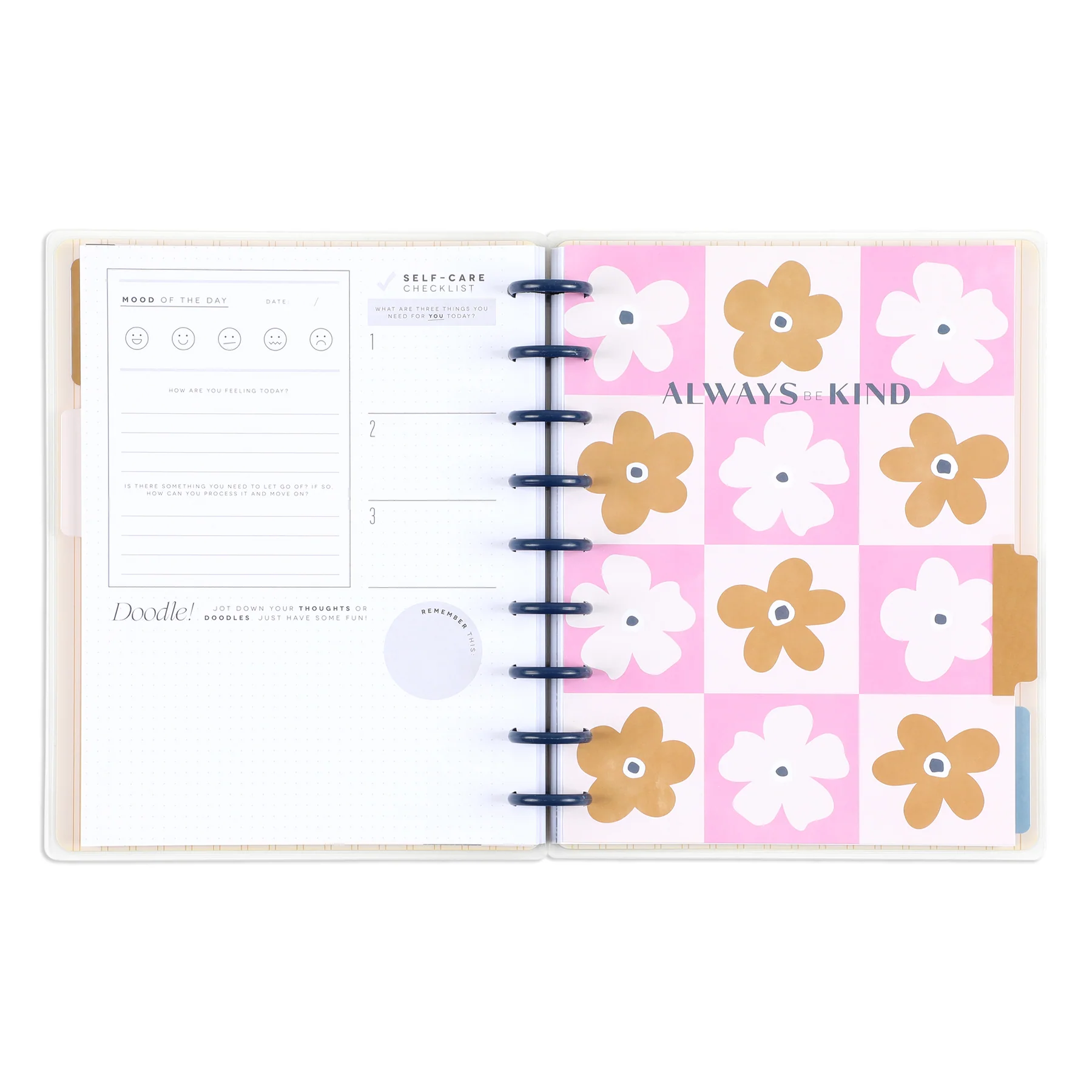 Classic Ditsies - Classic Guided Mood Journal - 80 Sheets