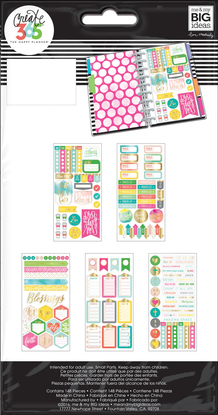 Planner Stickers - Faith Gratitude 2 Planner Stickers - Faith Gratitude