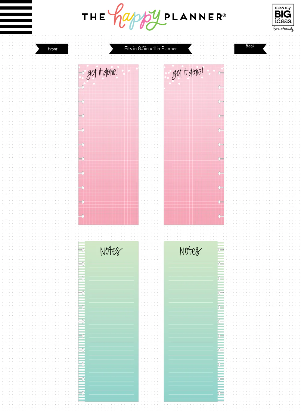 Colored Paper - Half Sheet - BIG