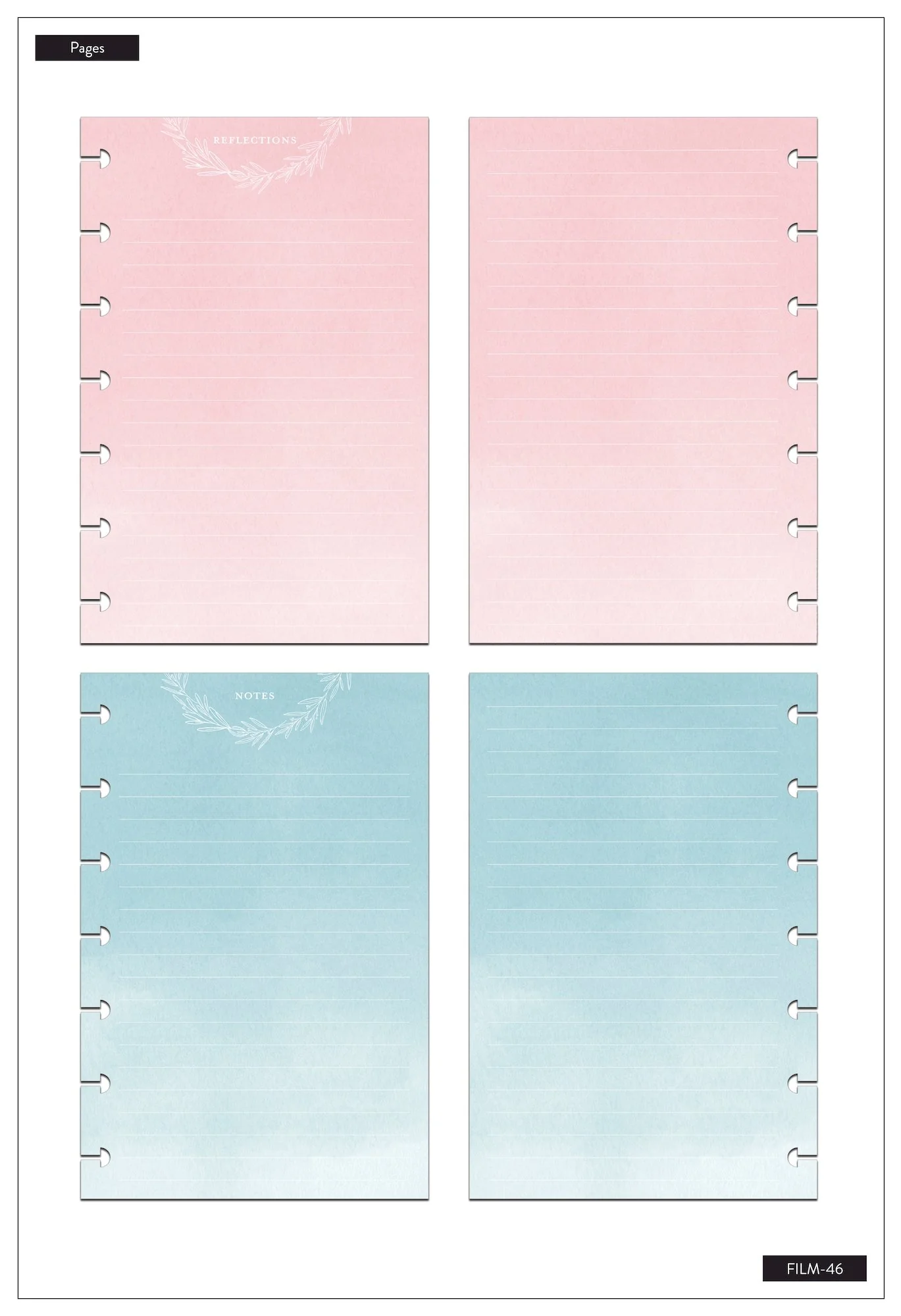 Faith Disciplines Filler Paper - Mini