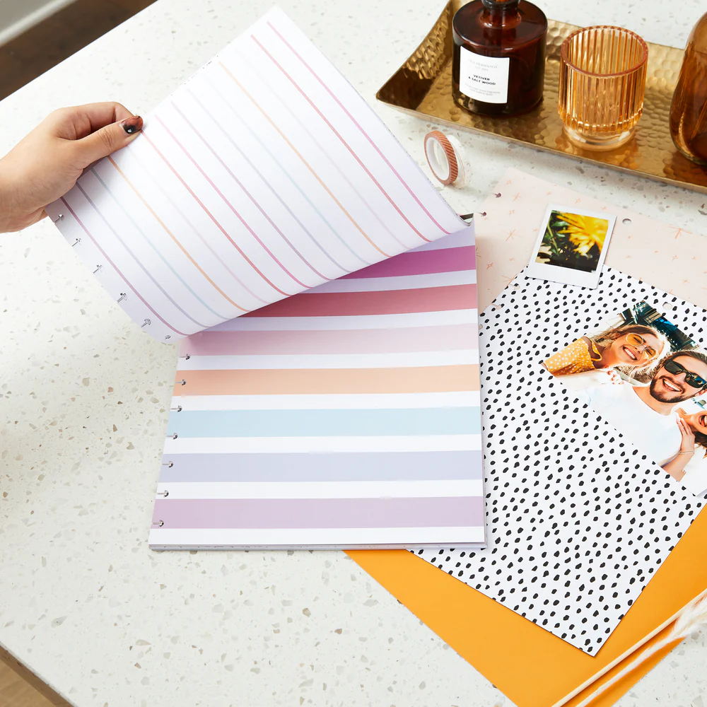 Happy Memory Keeping® - Muted Colors Big Pre-Punched Cardstock 5 Happy Memory Keeping® - Muted Colors Big Pre-Punched Cardstock