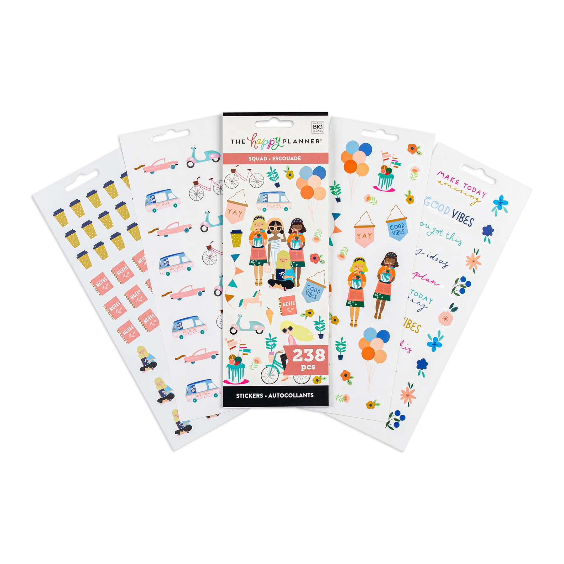 Squad Goals - 8 Sticker Sheets