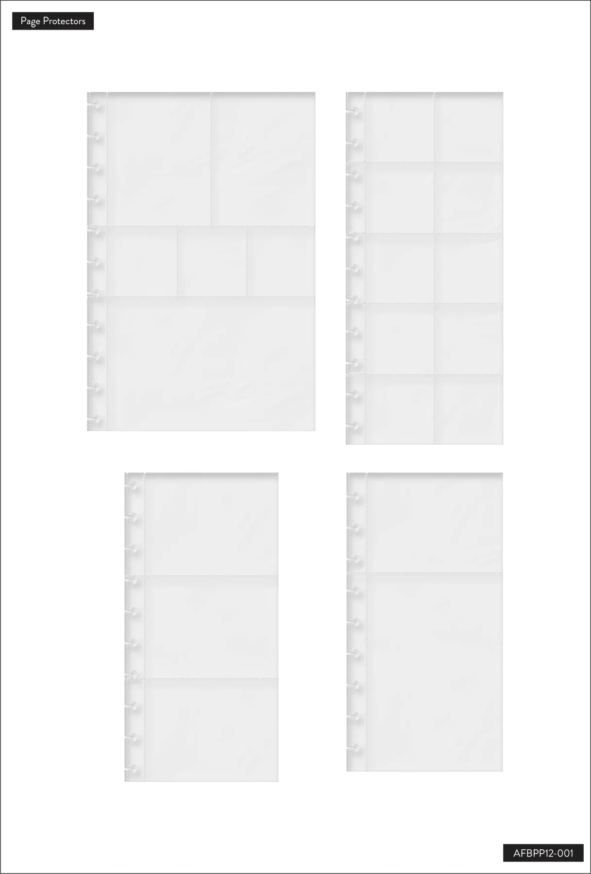 Happy Memory Keeping - Snap-In Page Protectors - Big